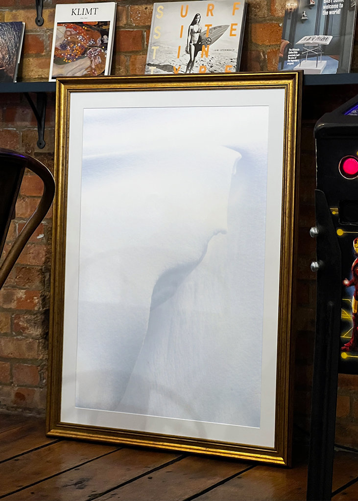 Minimalistischer Winterschnee