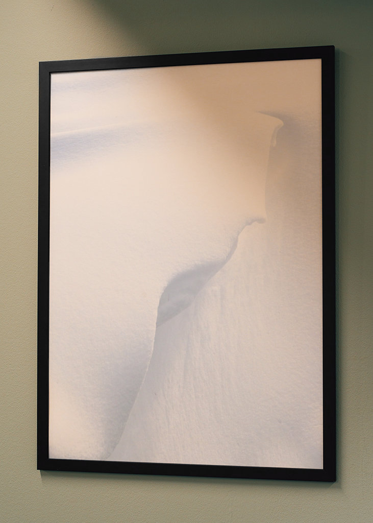 Minimalistischer Winterschnee