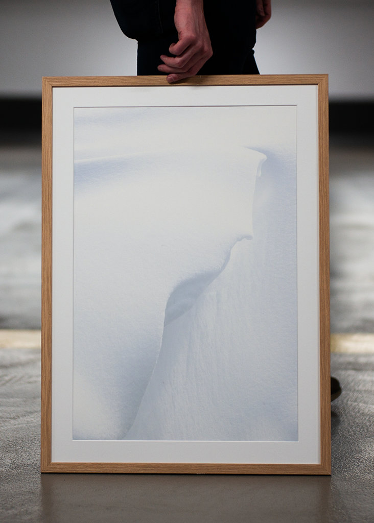 Minimalistischer Winterschnee