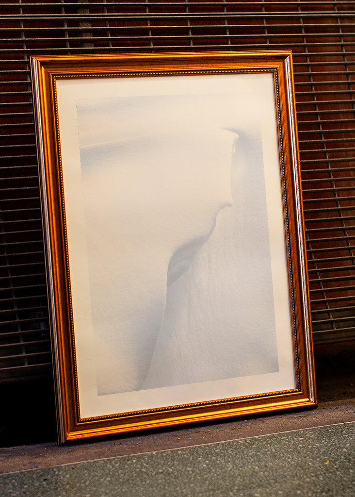 Minimalistischer Winterschnee