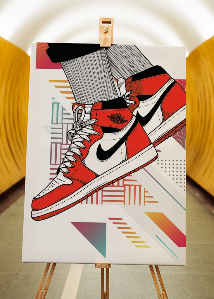 Sneakers Air Jordan Rot