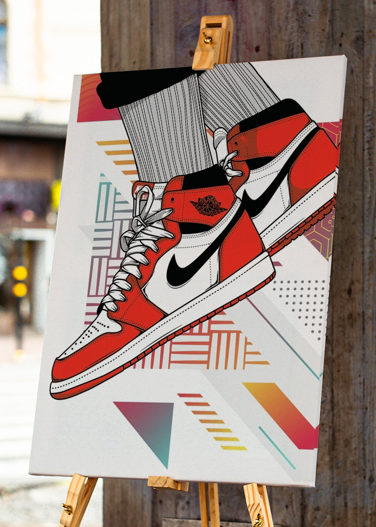 Sneakers Air Jordan Rot