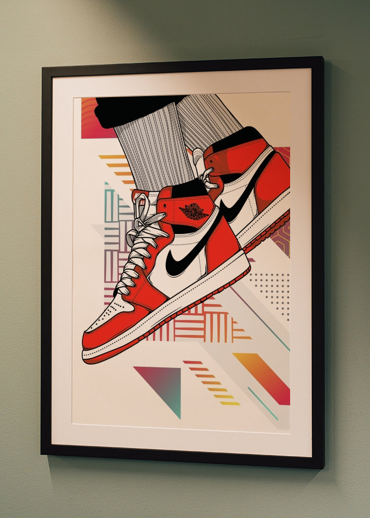 Sneakers Air Jordan Rot