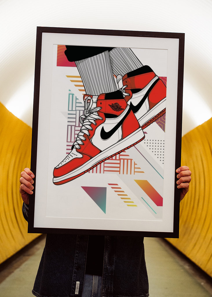 Sneakers Air Jordan Rot