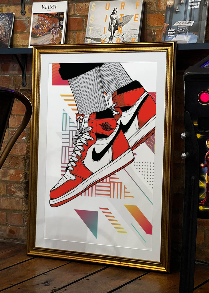 Sneakers Air Jordan Rot