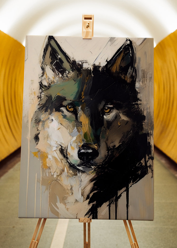 Wolf Painting