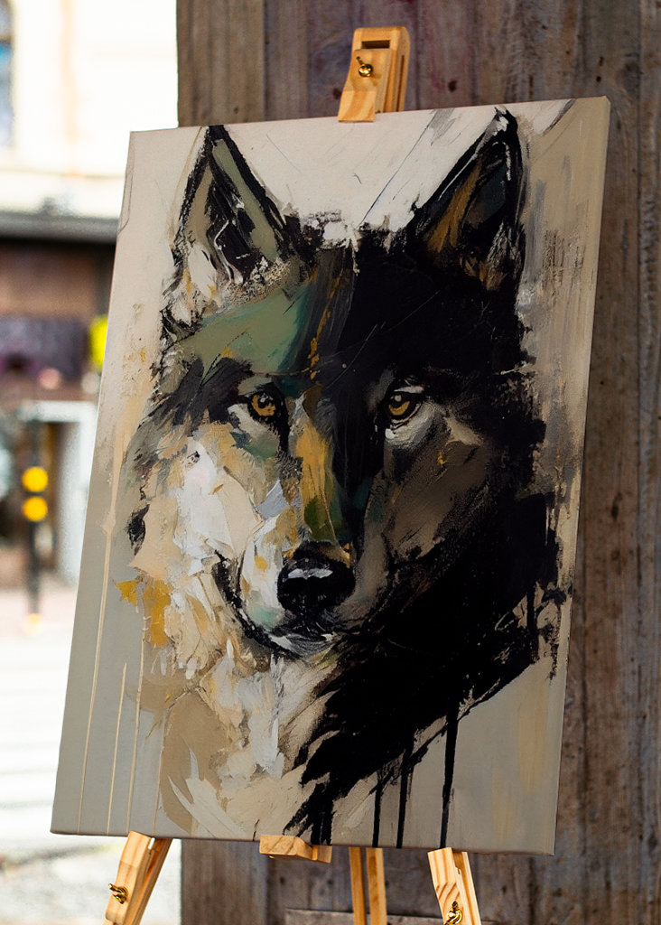 Wolf Painting