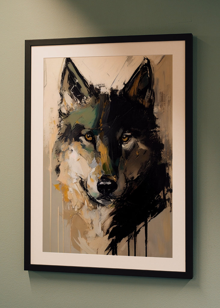 Wolf Painting