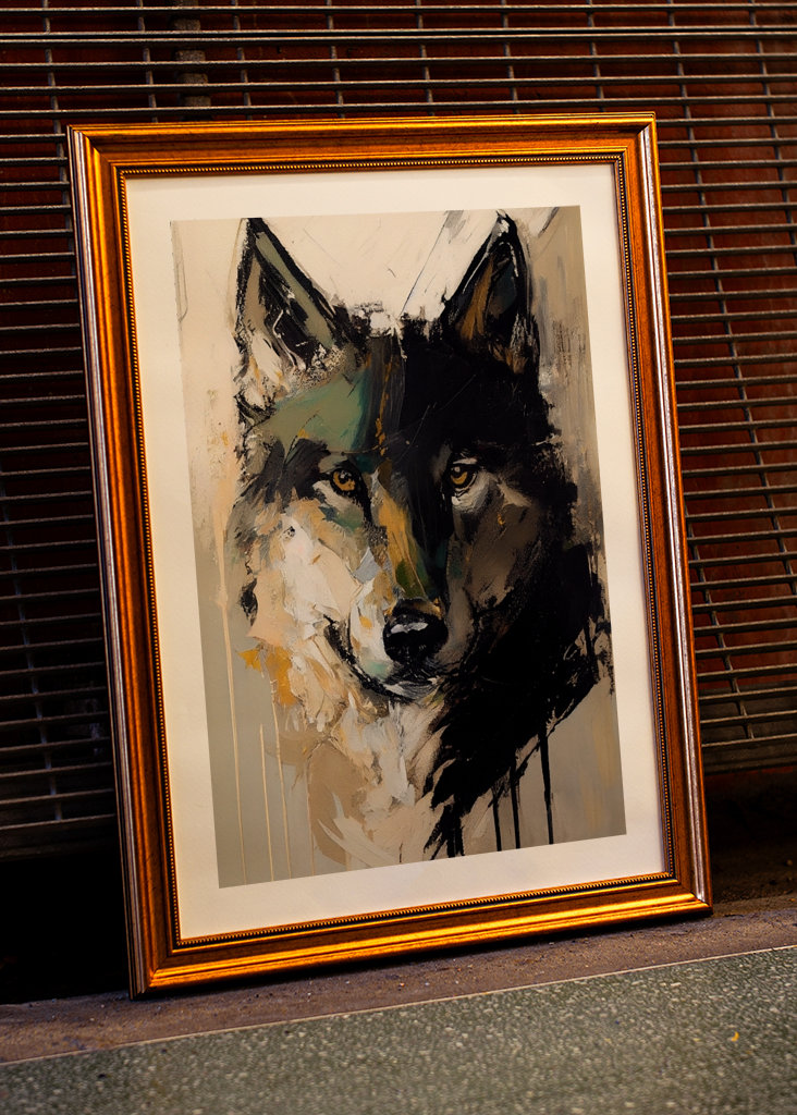 Wolf Painting