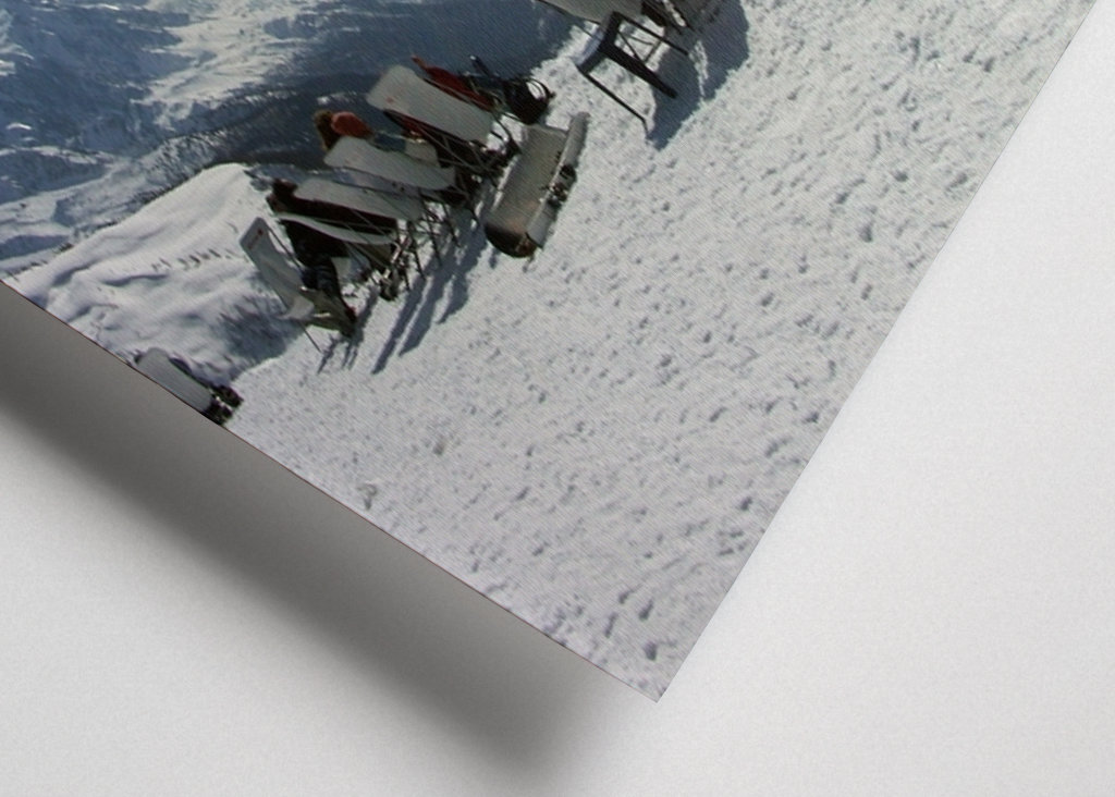 View of the French Alps. 