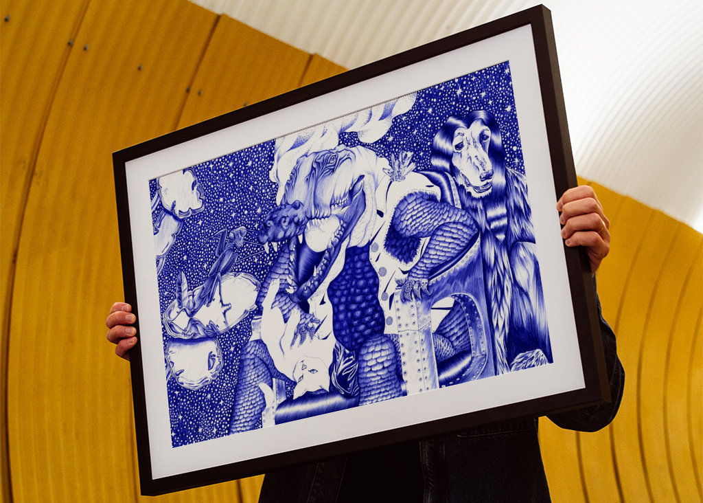 Krokodil beim Zahnarzt