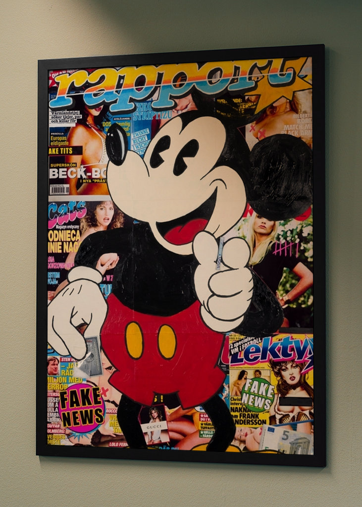 FAKE NEWS poster av Mikael Lindgren - Printler