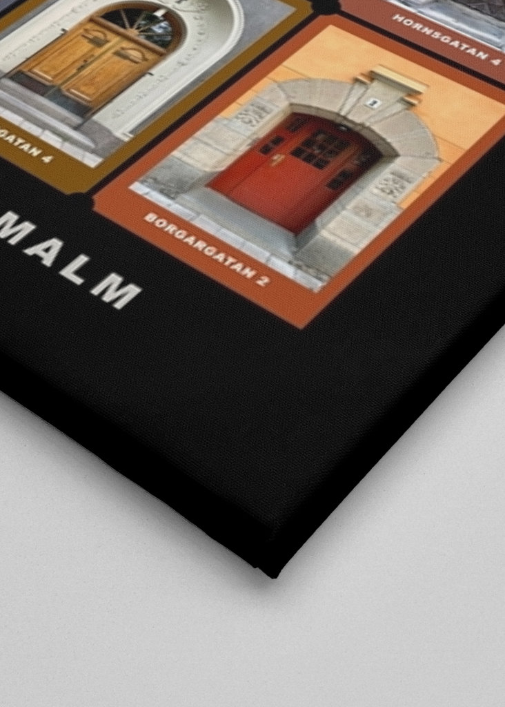 Dveře na Södermalm, Stockholm