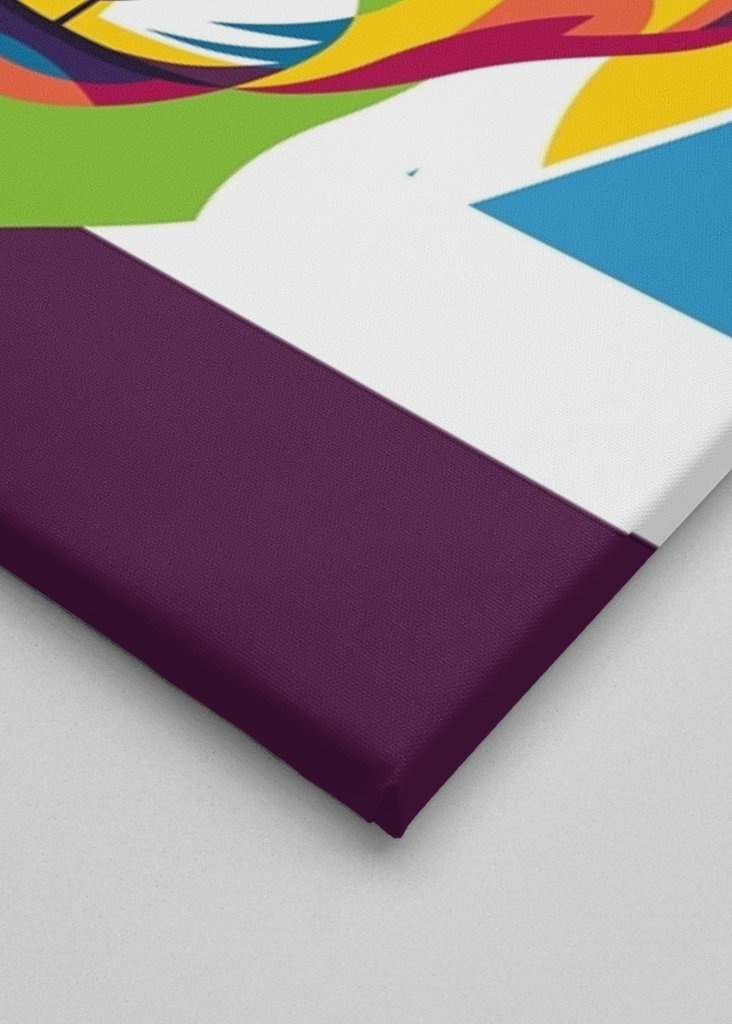 Cabeza de lince en estilo Pop Art