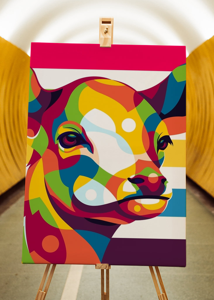 El Pequeño Ciervo en el Pop Art 