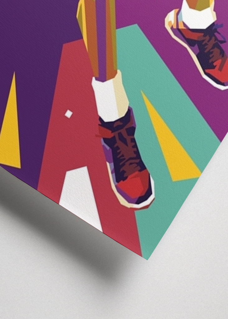 Michael Jordan 23 Pop Art