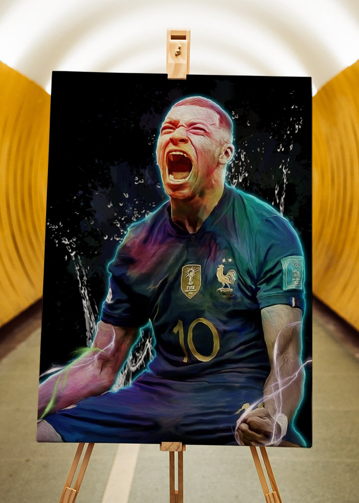 Mbappé pop art