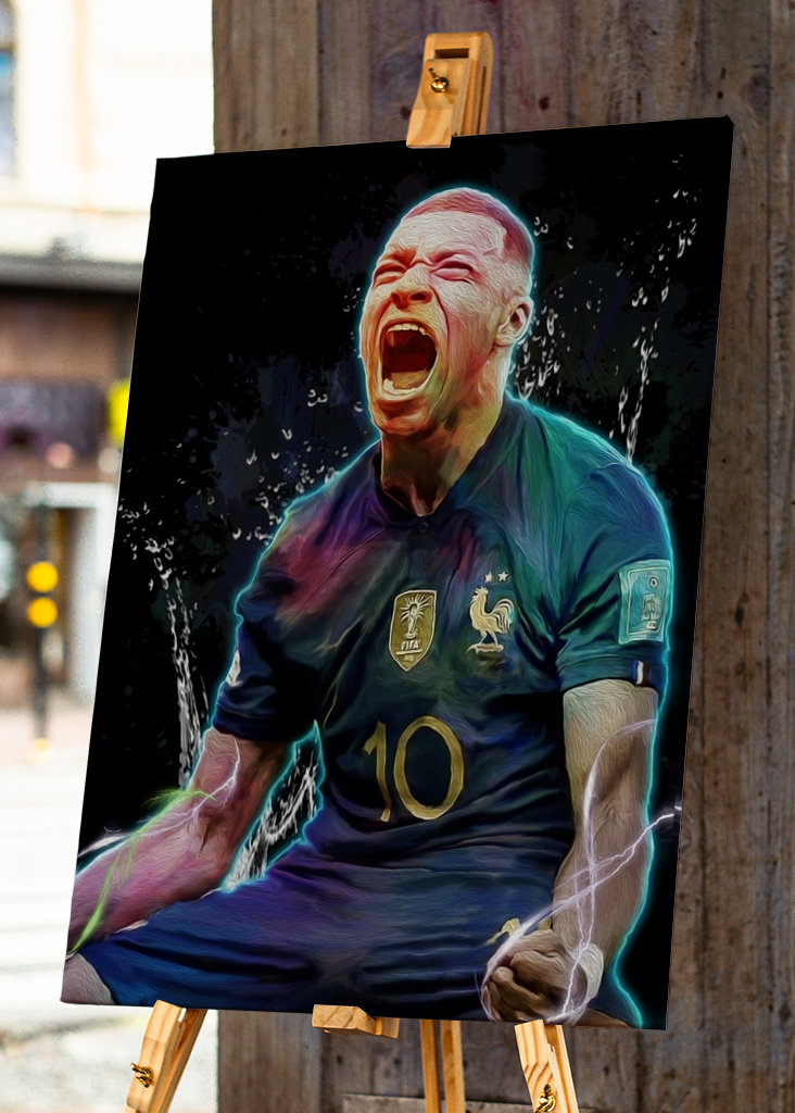 Mbappé pop art
