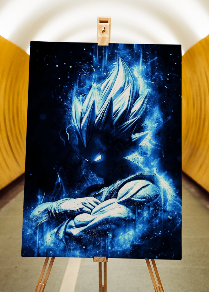 Vegeta Blue Aura