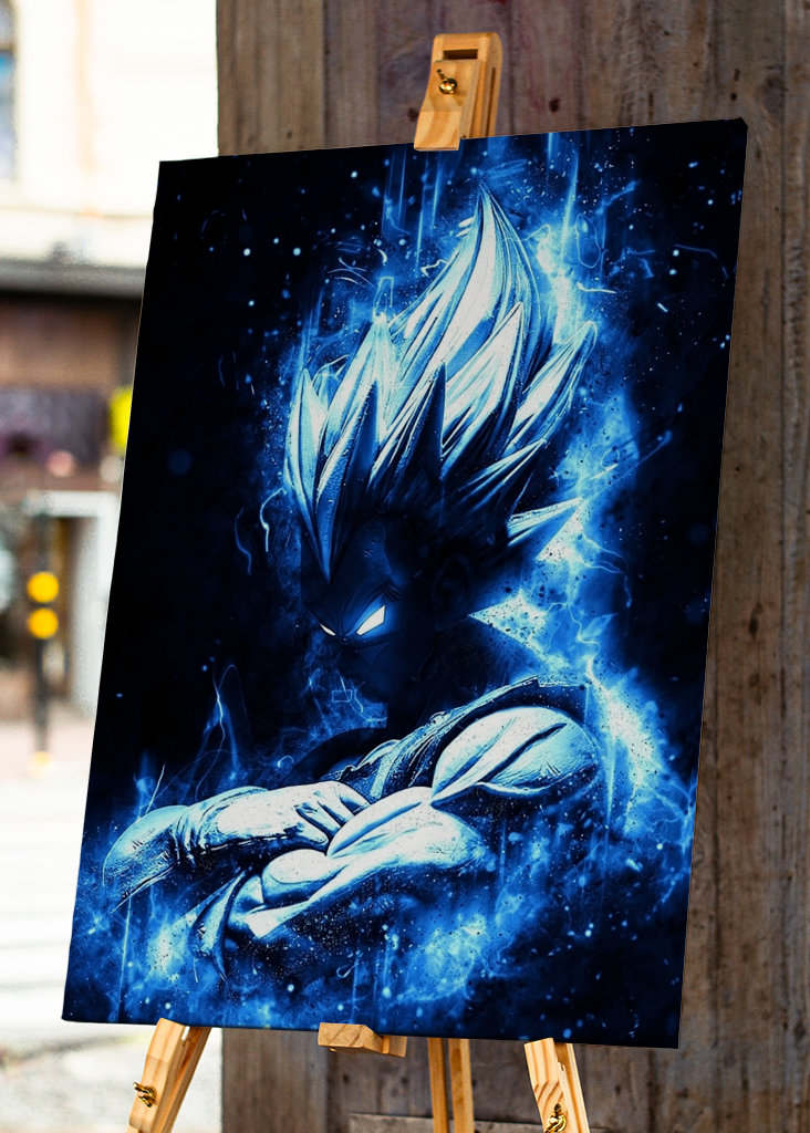 Vegeta Blue Aura
