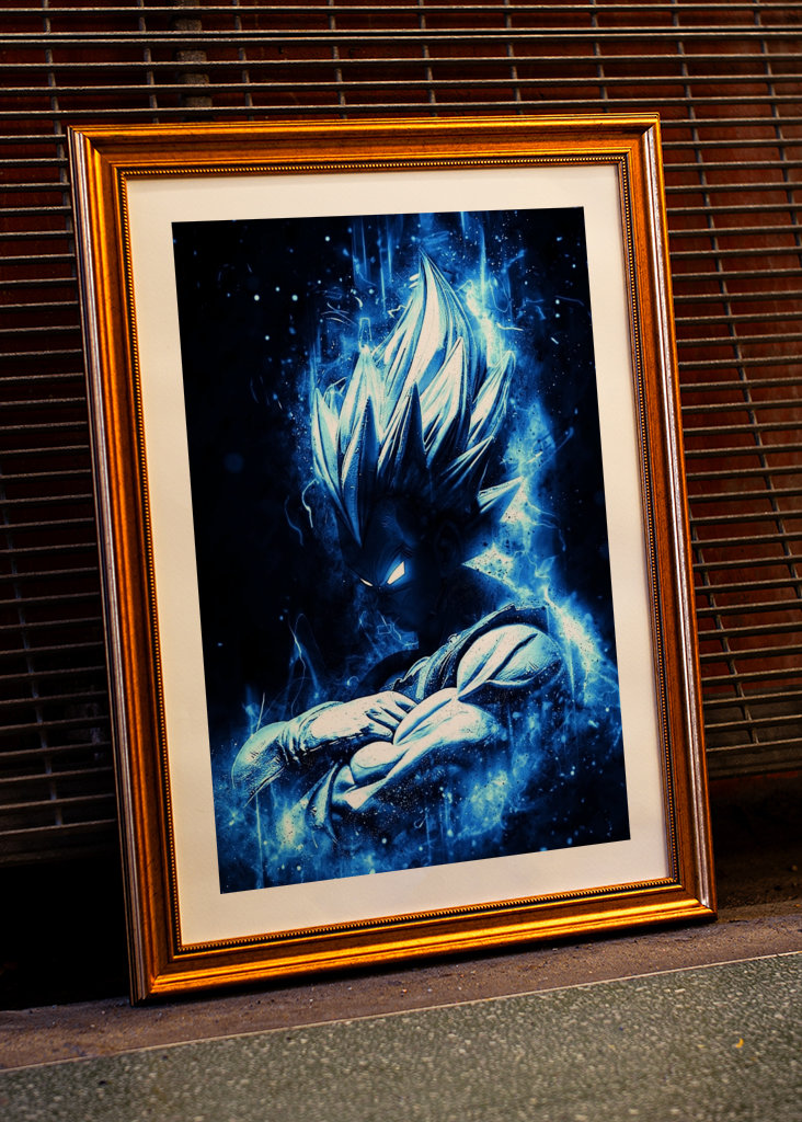 Vegeta Blue Aura