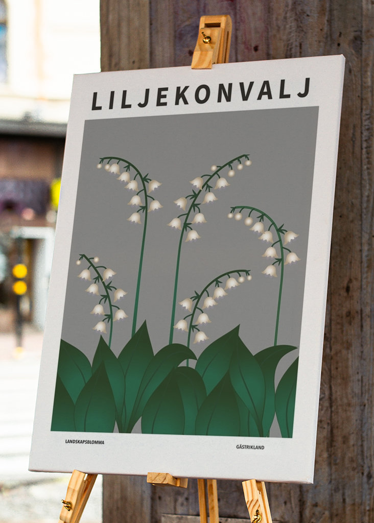 Lelietje-van-dalen, Gästrikland