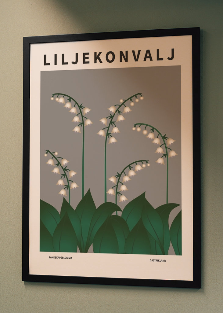 Lelietje-van-dalen, Gästrikland