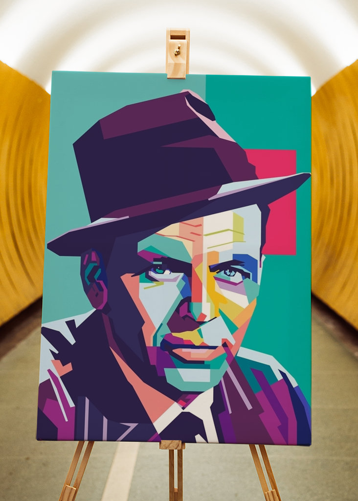 Frank Sinatra Pop Art WPAP