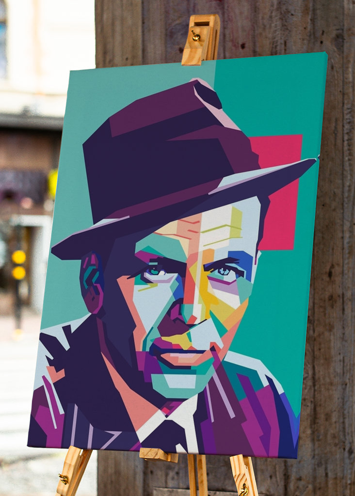 Frank Sinatra Pop Art WPAP