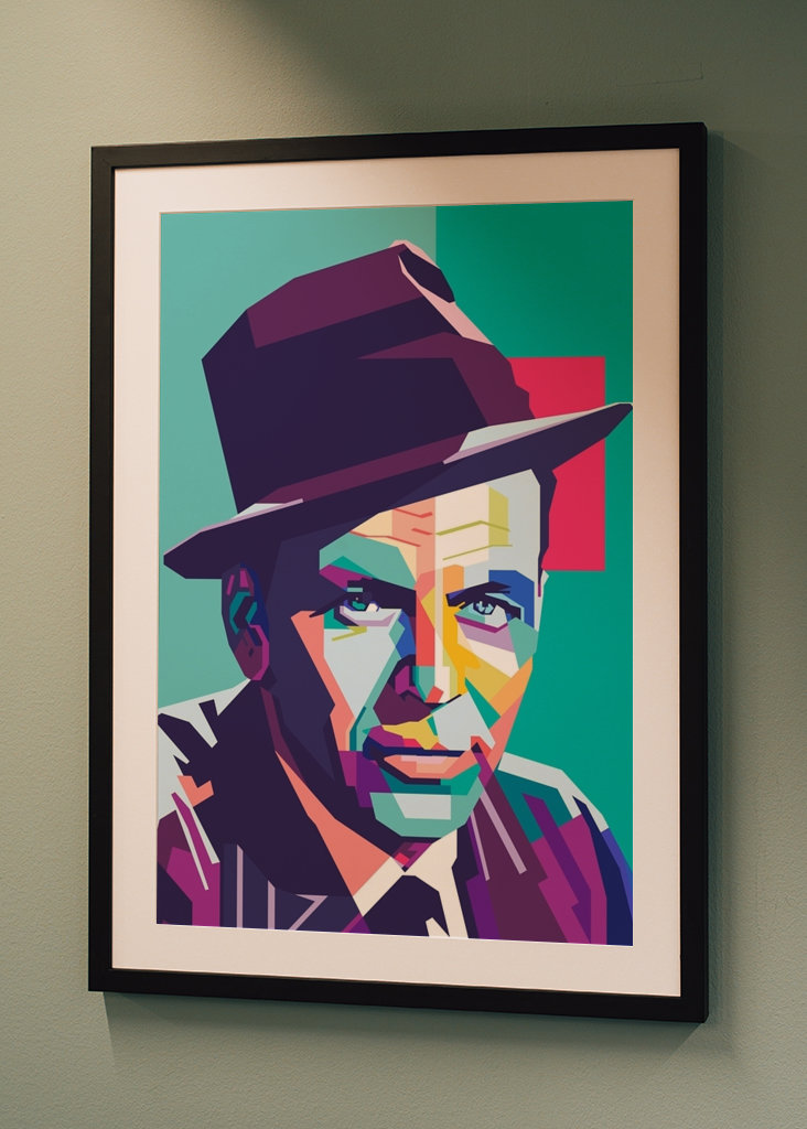 Frank Sinatra Pop Art WPAP
