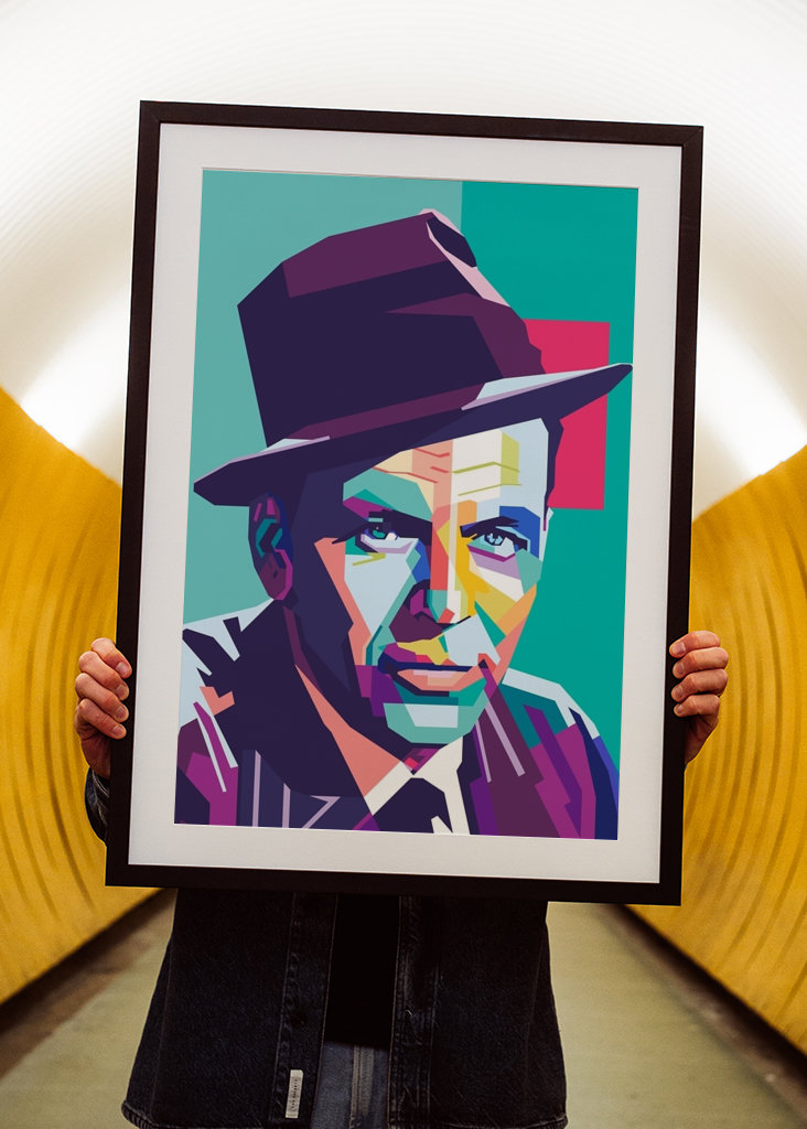 Frank Sinatra Pop Art WPAP