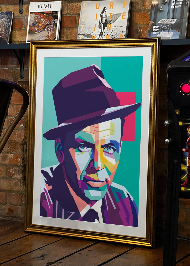 Frank Sinatra Pop Art WPAP