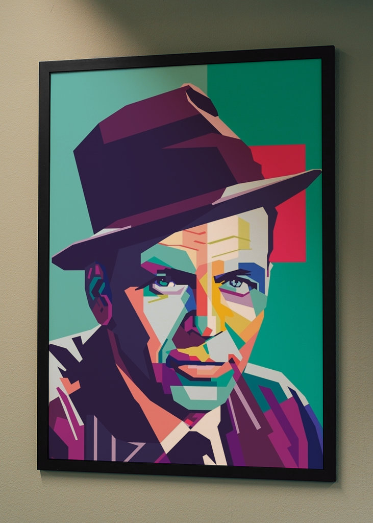 Frank Sinatra Pop Art WPAP