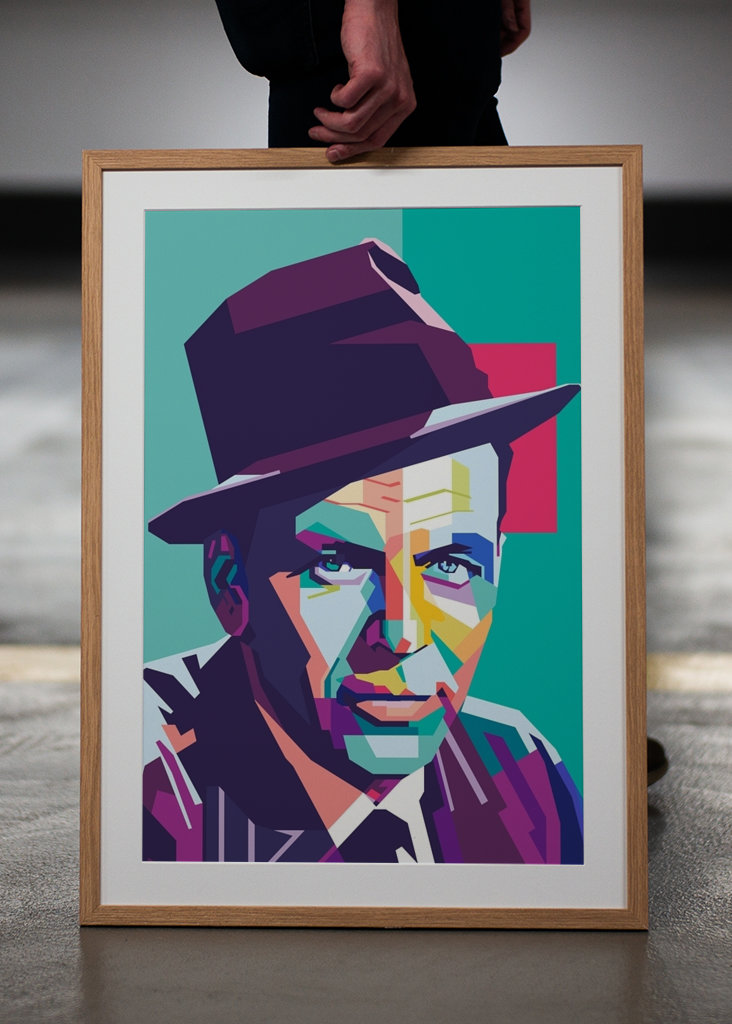 Frank Sinatra Pop Art WPAP
