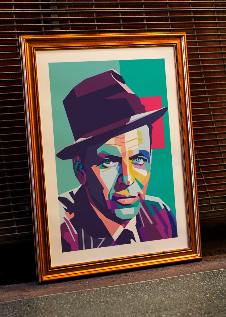 Frank Sinatra Pop Art WPAP