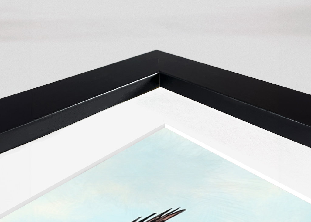 Farbige Tuschezeichnung von 