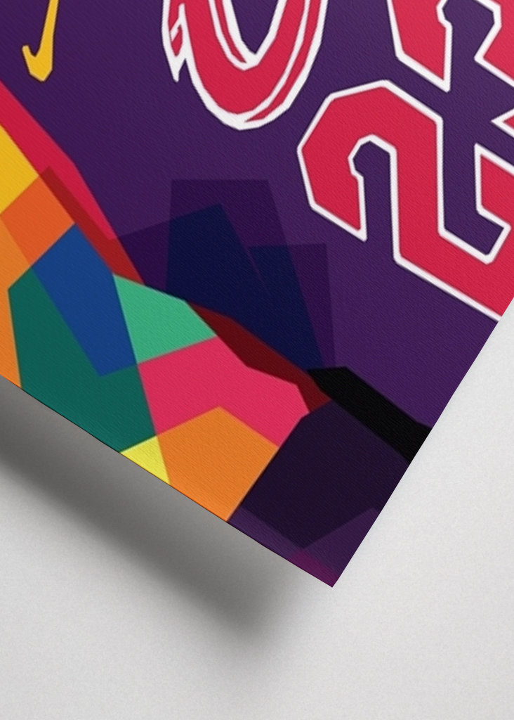 LeBron James WPAP pop art