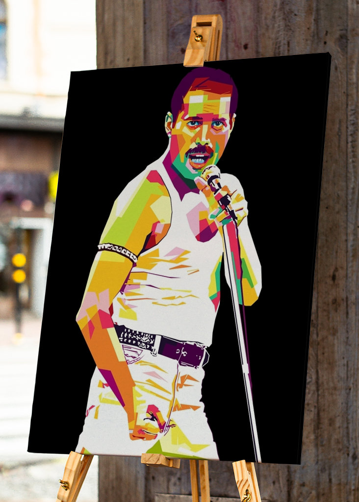freddie mercury in pop art 