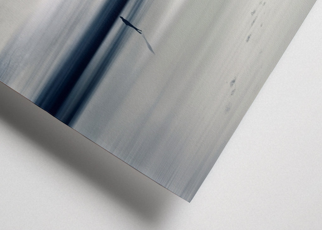 Ensom turgåer på stranden