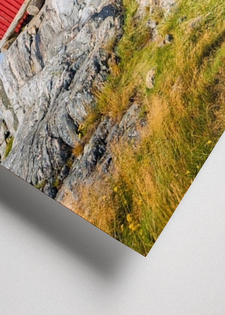 Liten röd svensk stuga