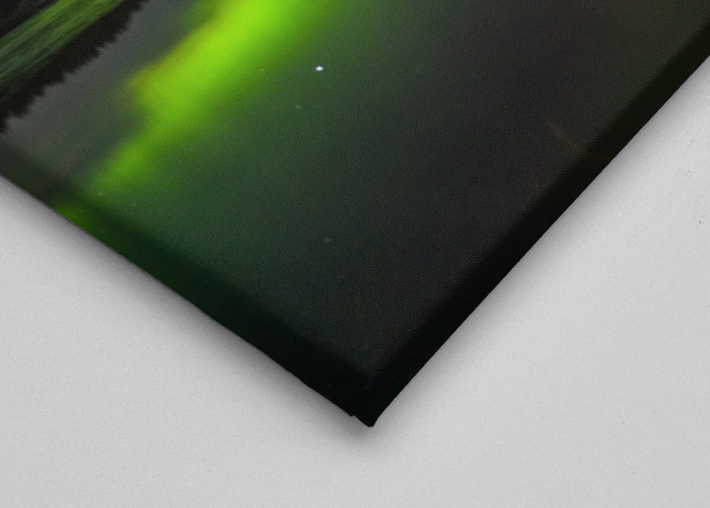 Nordlys bag Läckö Slot