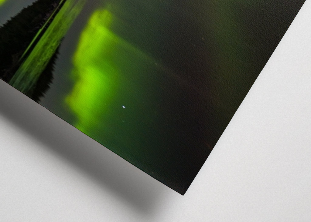 Nordlys bag Läckö Slot