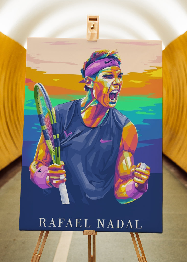 Rafael Nadal Pop Art