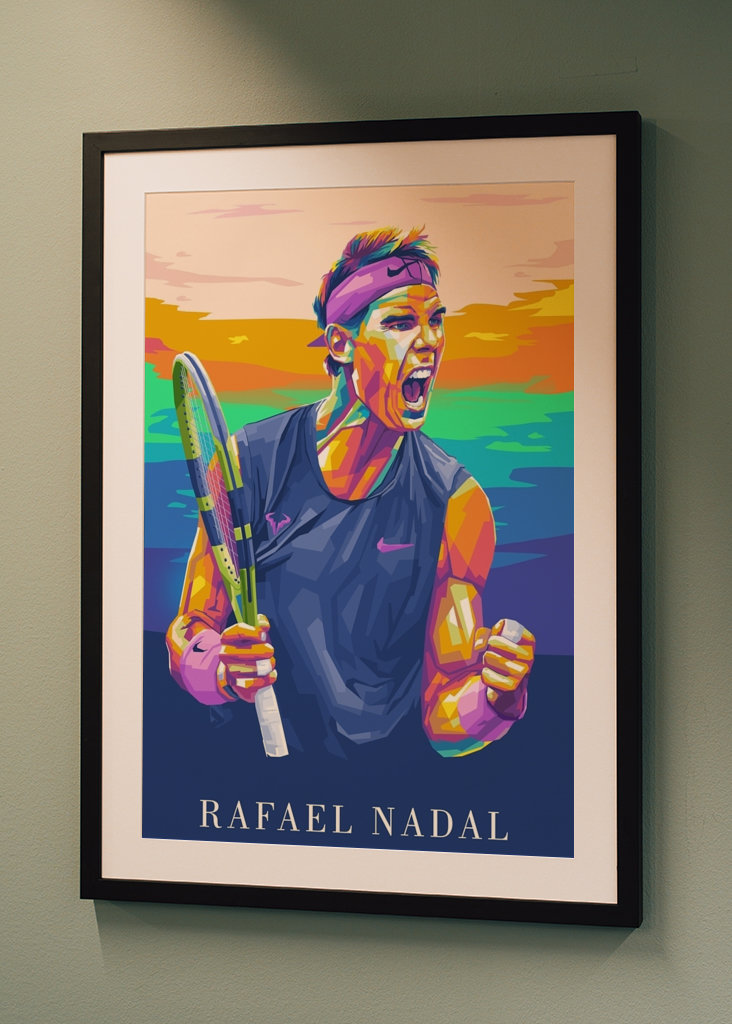 Rafael Nadal Pop Art