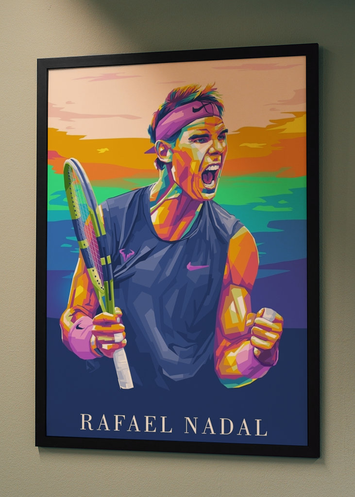 Rafael Nadal Pop Art