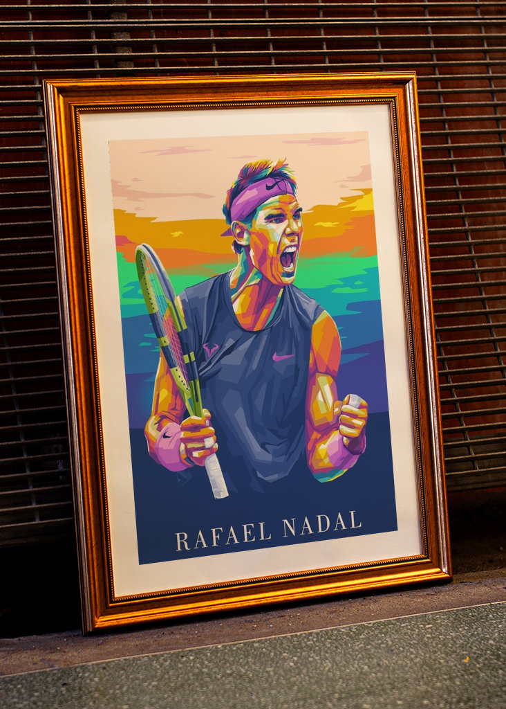 Rafael Nadal Pop Art