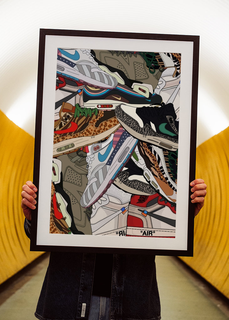 Zapatillas de deporte con estampados #001
