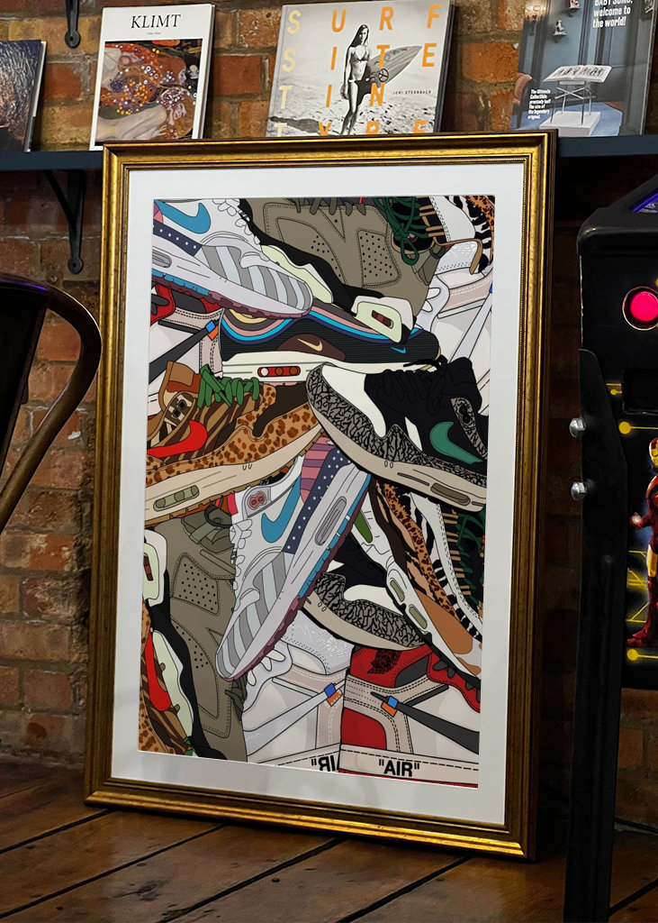 Zapatillas de deporte con estampados #001