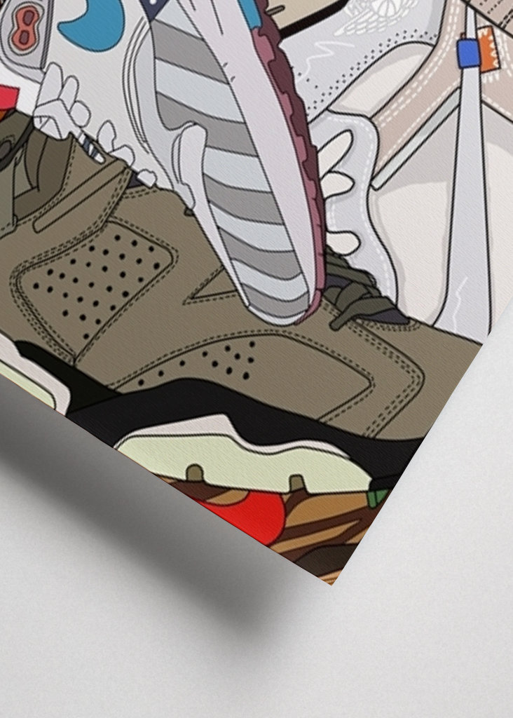 Zapatillas de deporte con estampados #001