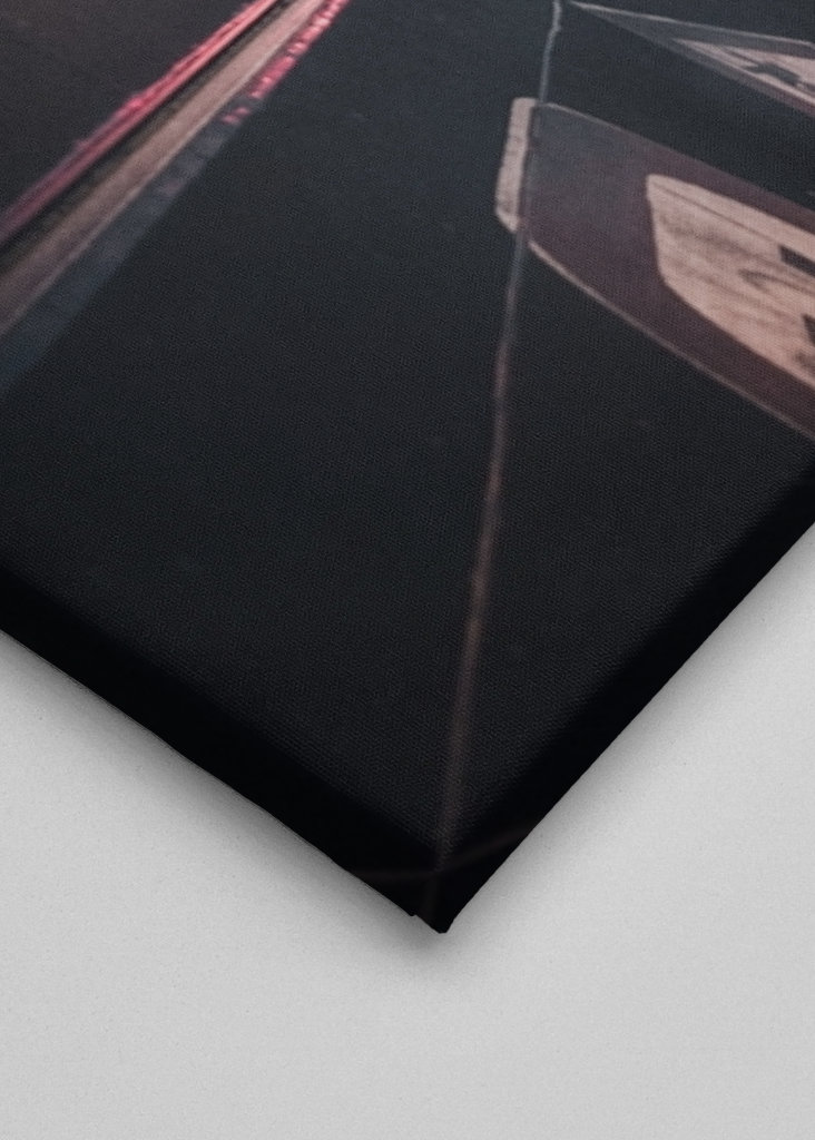 BVG Tram on a foggy morning